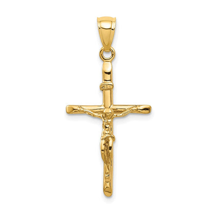 10K Gelbgold 10K Inri Kruzifix Anhänger
