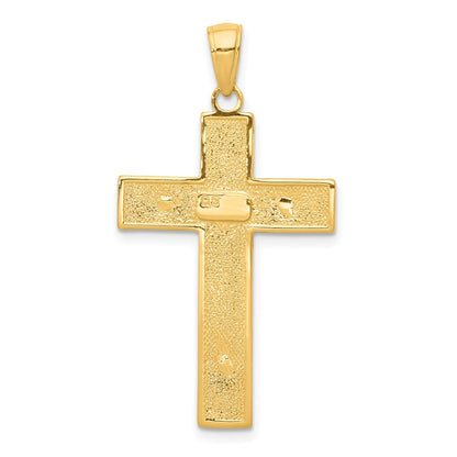 10K Gelbgold Kruzifix Anhänger