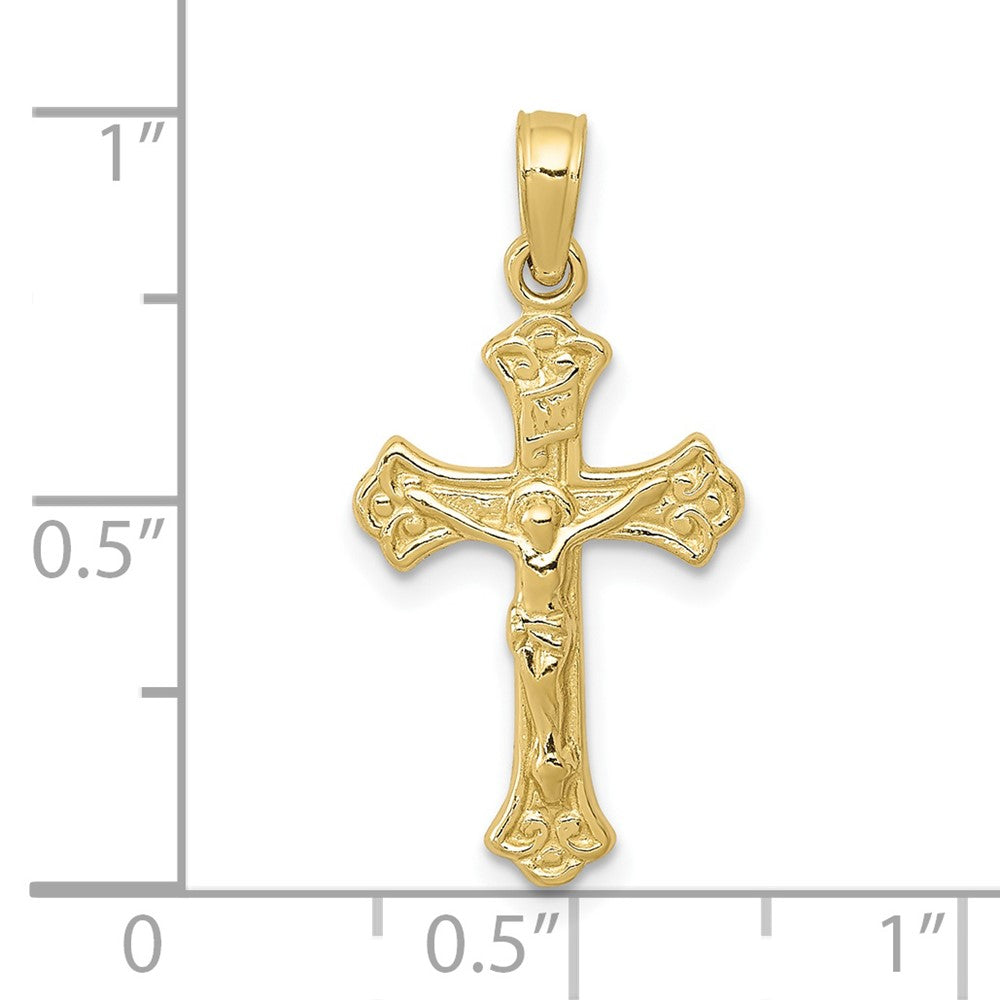 10K Gelbgold 10K Inri Kruzifix Charm