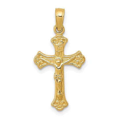 10K Gelbgold 10K Inri Kruzifix Charm