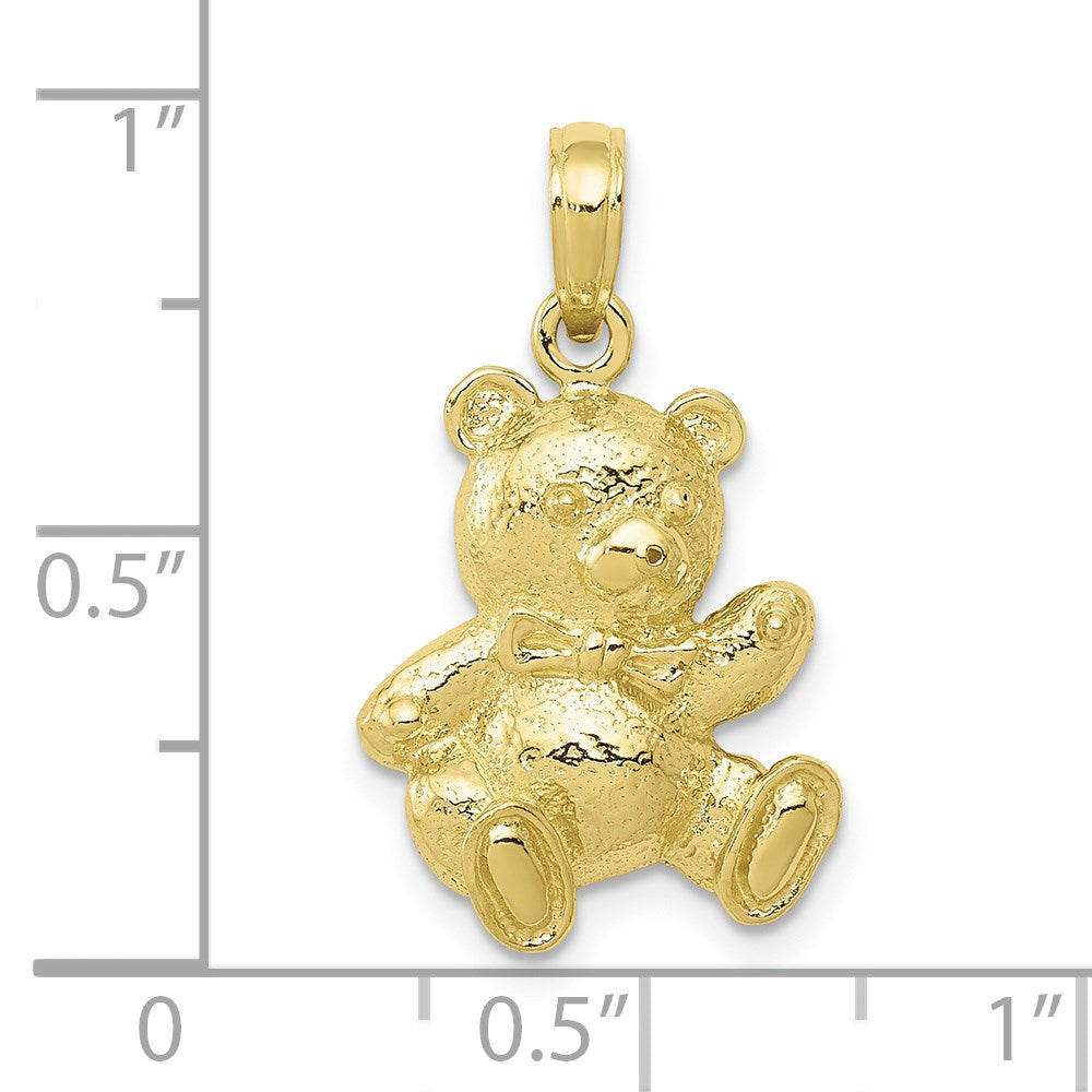 10K Gelbgold 10K Teddy Bär Anhänger