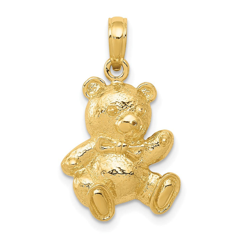 10K Gelbgold 10K Teddy Bär Anhänger
