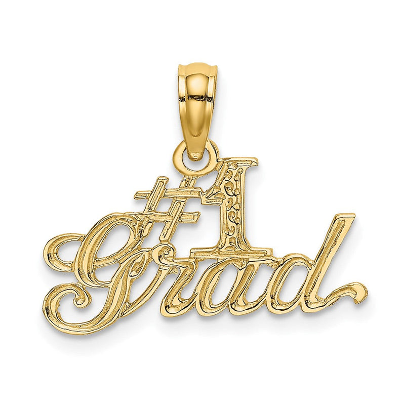 10K Gelbgold #1 Grad Anhänger