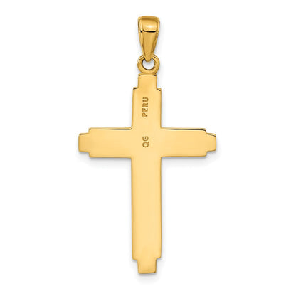 10K Gelbgold Kreuz Anhänger