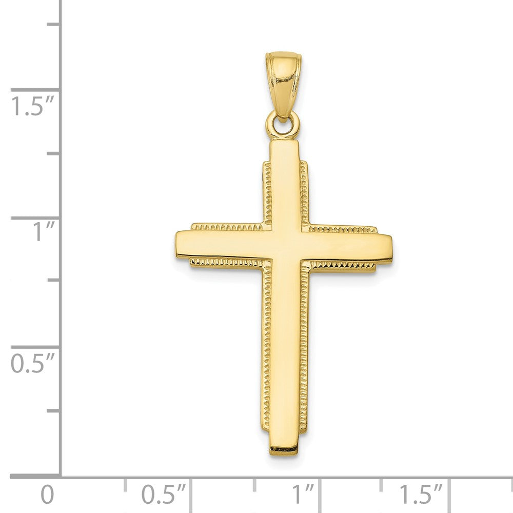 10K Gelbgold Kreuz Anhänger