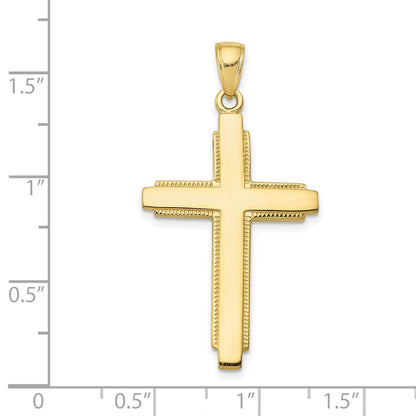 10K Gelbgold Kreuz Anhänger