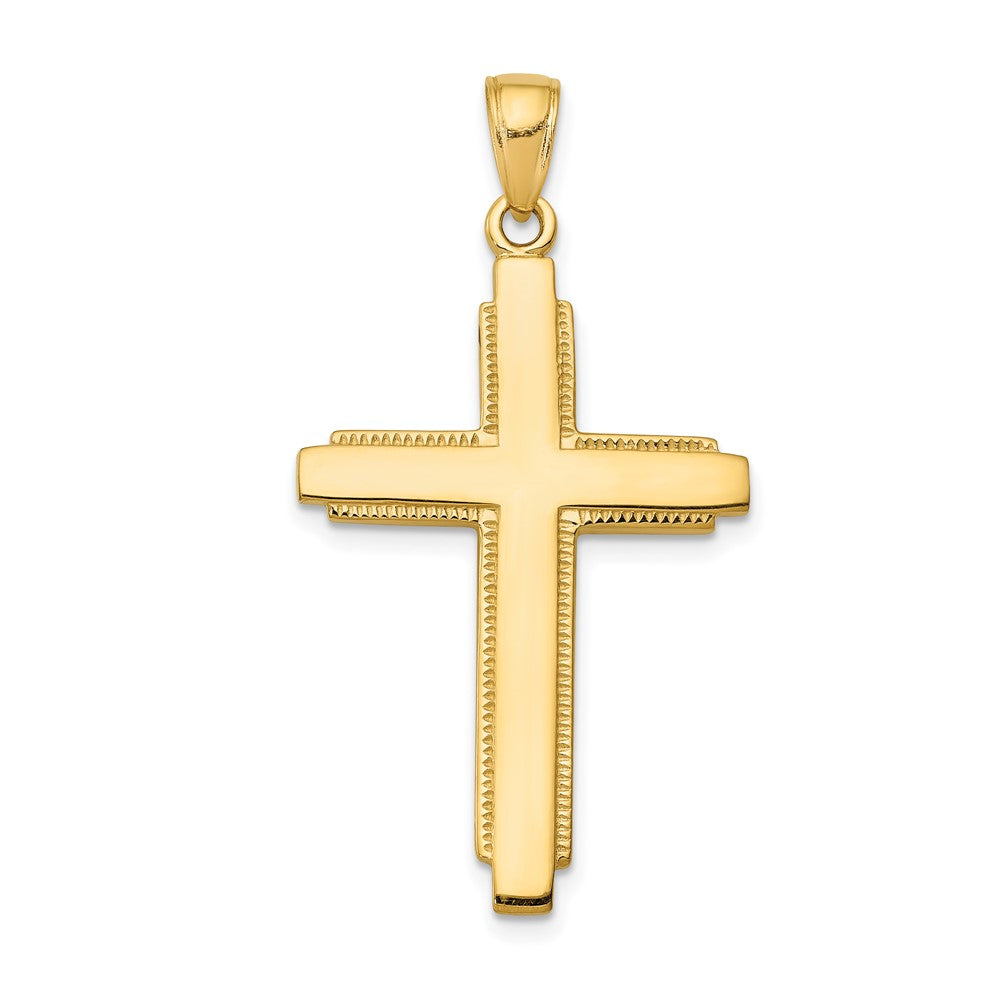 10K Gelbgold Kreuz Anhänger