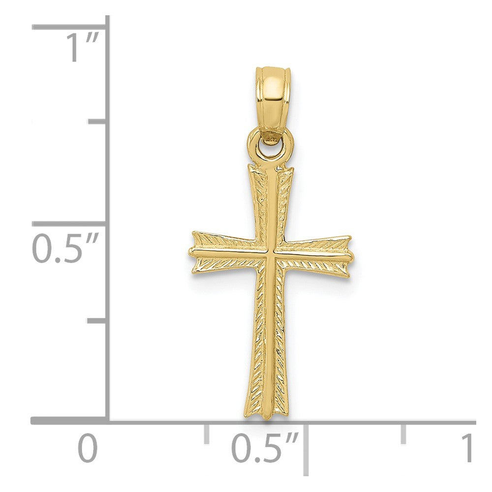 10K Gelbgold 10K Kreuz Anhänger