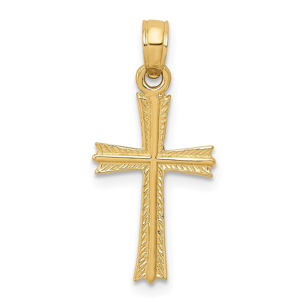 10K Gelbgold 10K Kreuz Anhänger