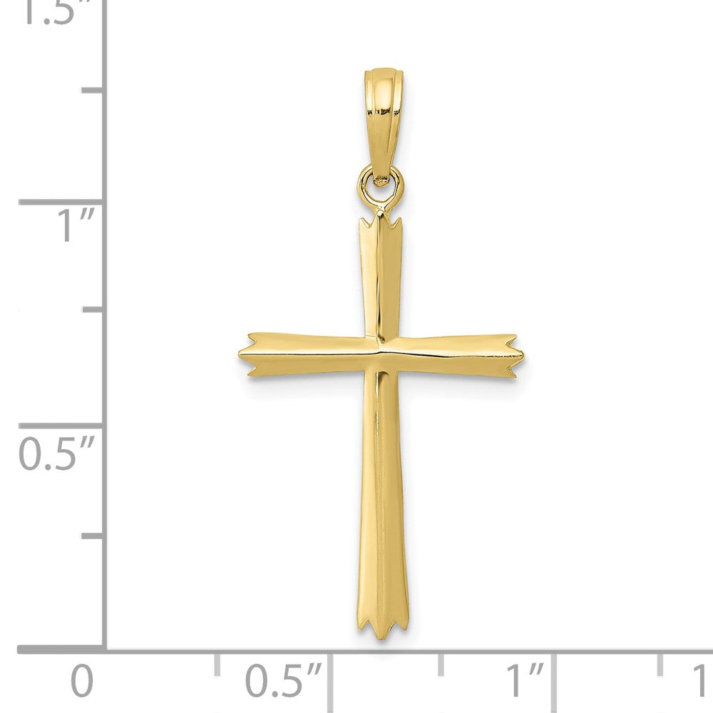 10K Gelbgold Kreuz Anhänger