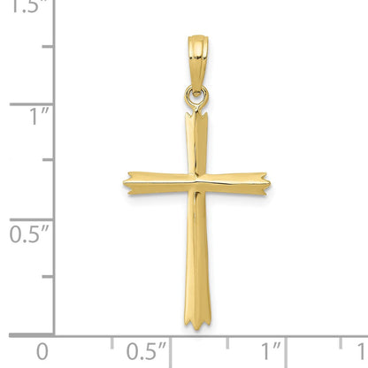 10K Gelbgold Kreuz Anhänger
