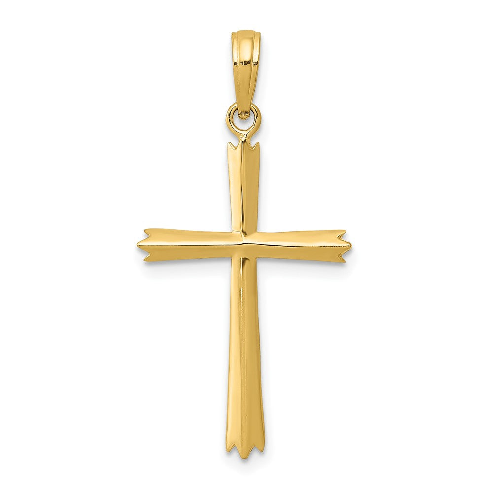 10K Gelbgold Kreuz Anhänger