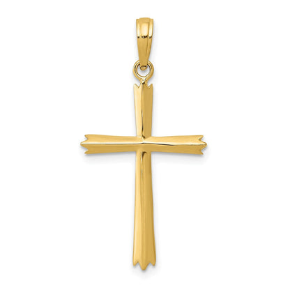 10K Gelbgold Kreuz Anhänger