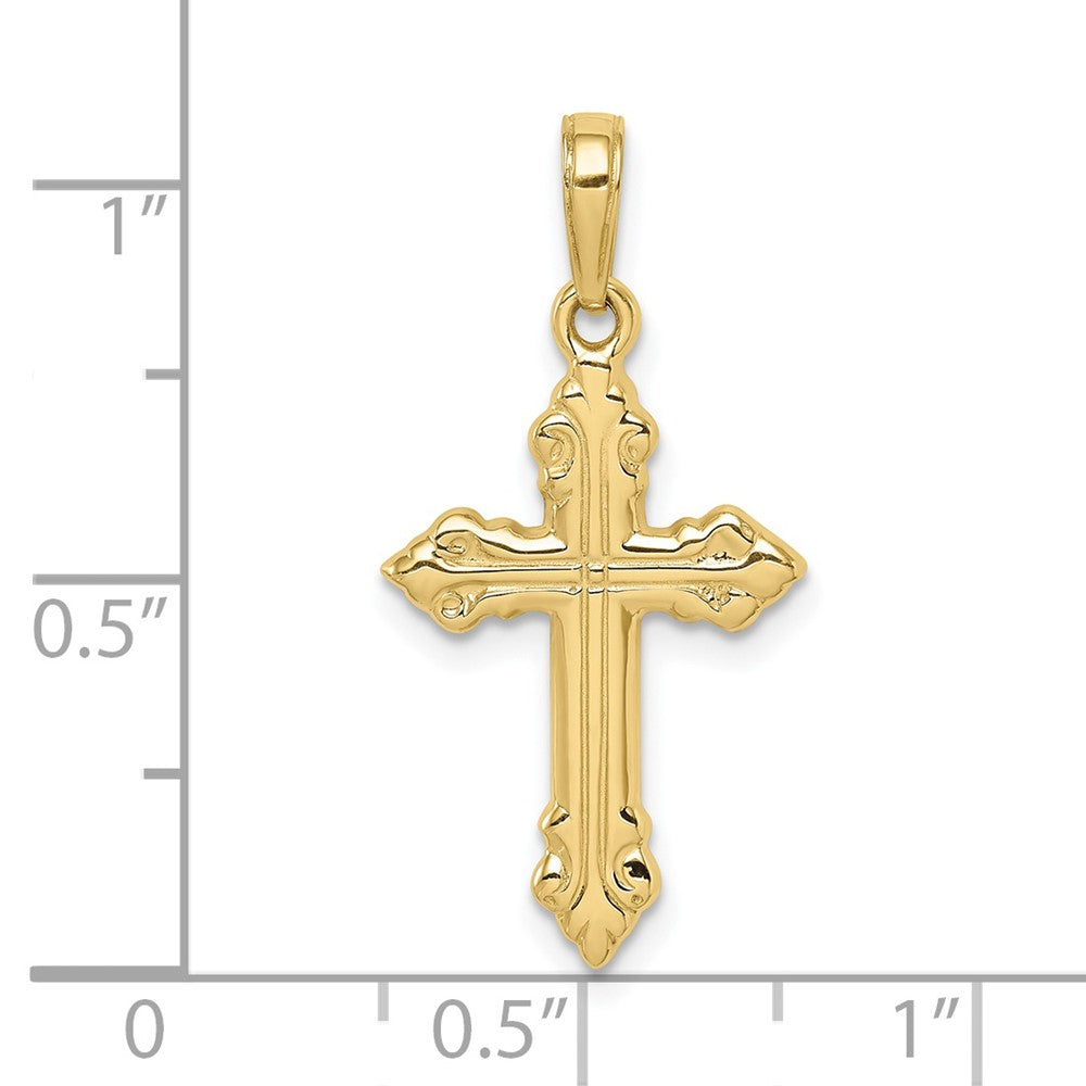 10K Gelbgold 10K Kreuz Anhänger
