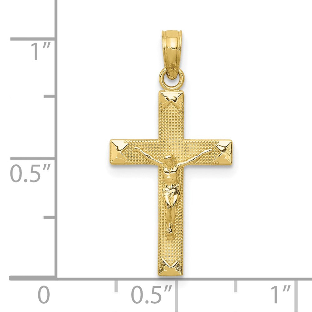 10K Gelbgold Kruzifix Anhänger