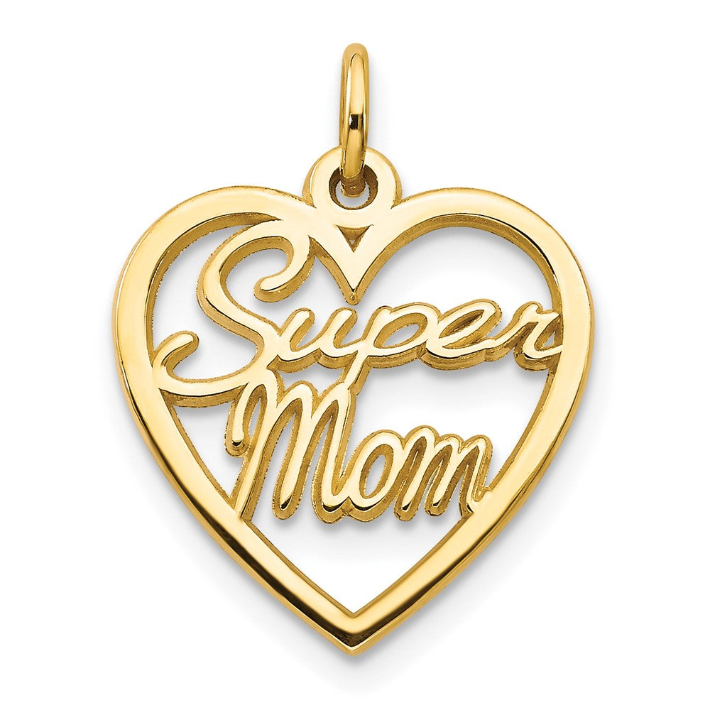 10K Gelbgold Super Mama Charm