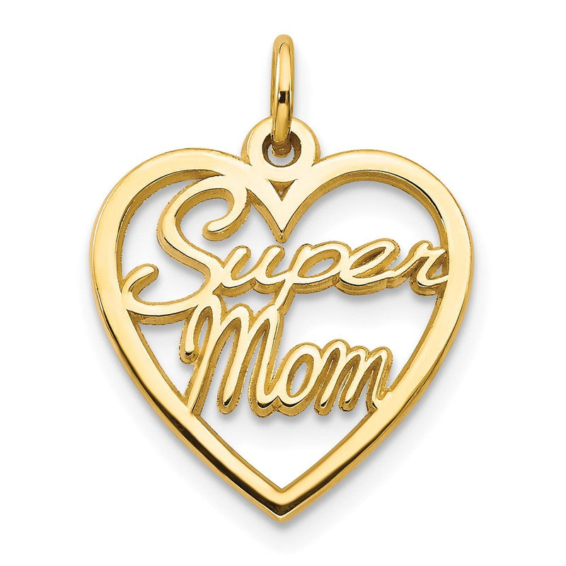 10K Gelbgold Super Mama Charm