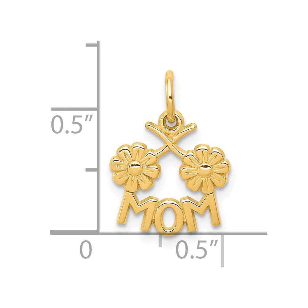 10K Gelbgold Mama Charm