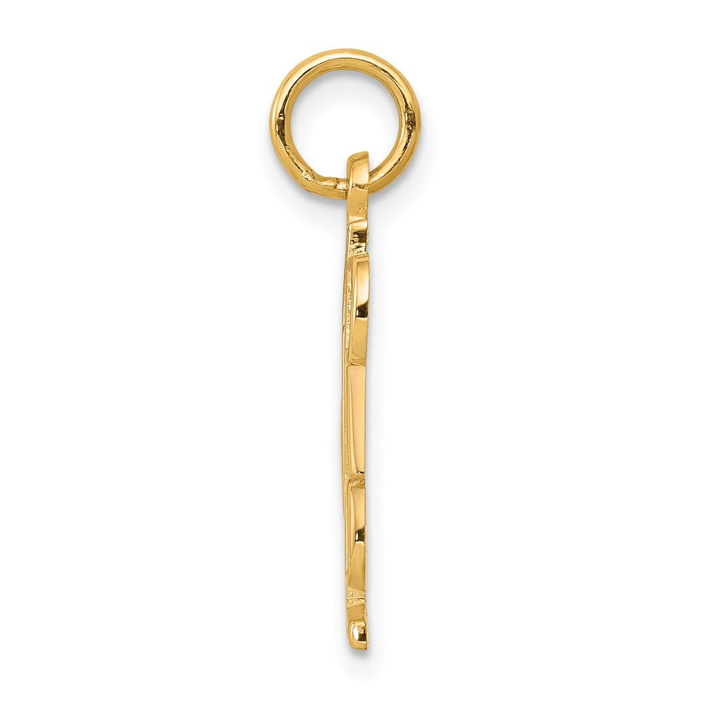 10K Gelbgold #1 Dad Charm