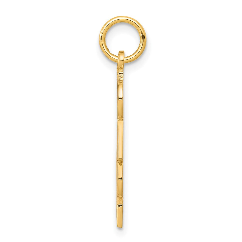 10K Gelbgold #1 Dad Charm