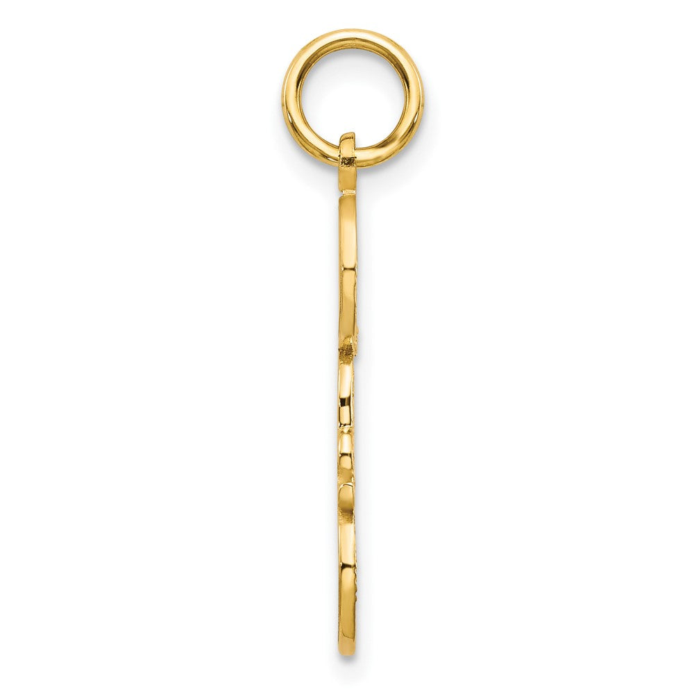 10K Gelbgold Dad Charm