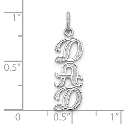 10K Weißgold 10K Dad Charm
