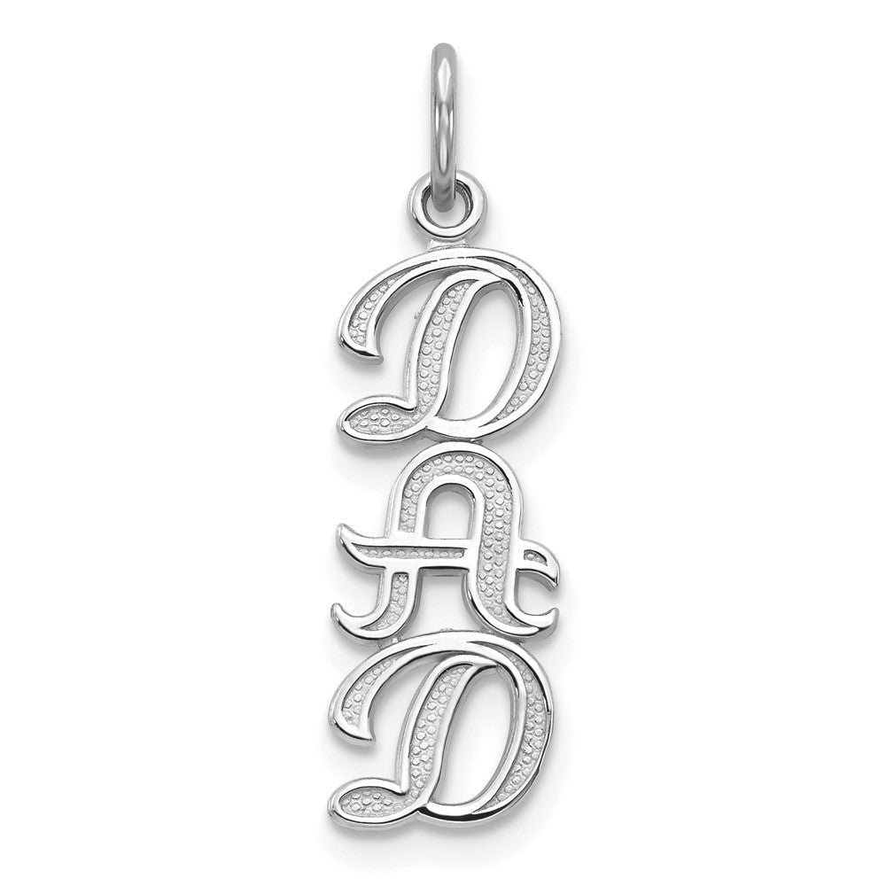 10K Weißgold 10K Dad Charm