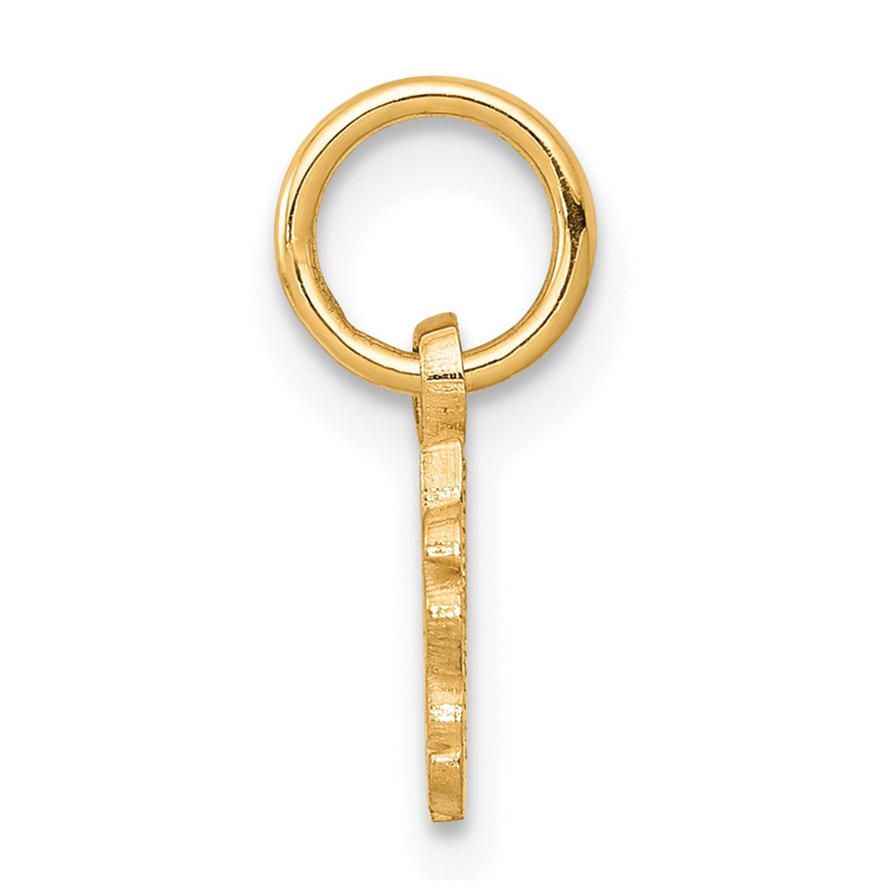 10K Gelbgold He Loves Me Charm