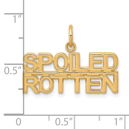 10K Gelbgold Talking - Spoiled Rotten Charm