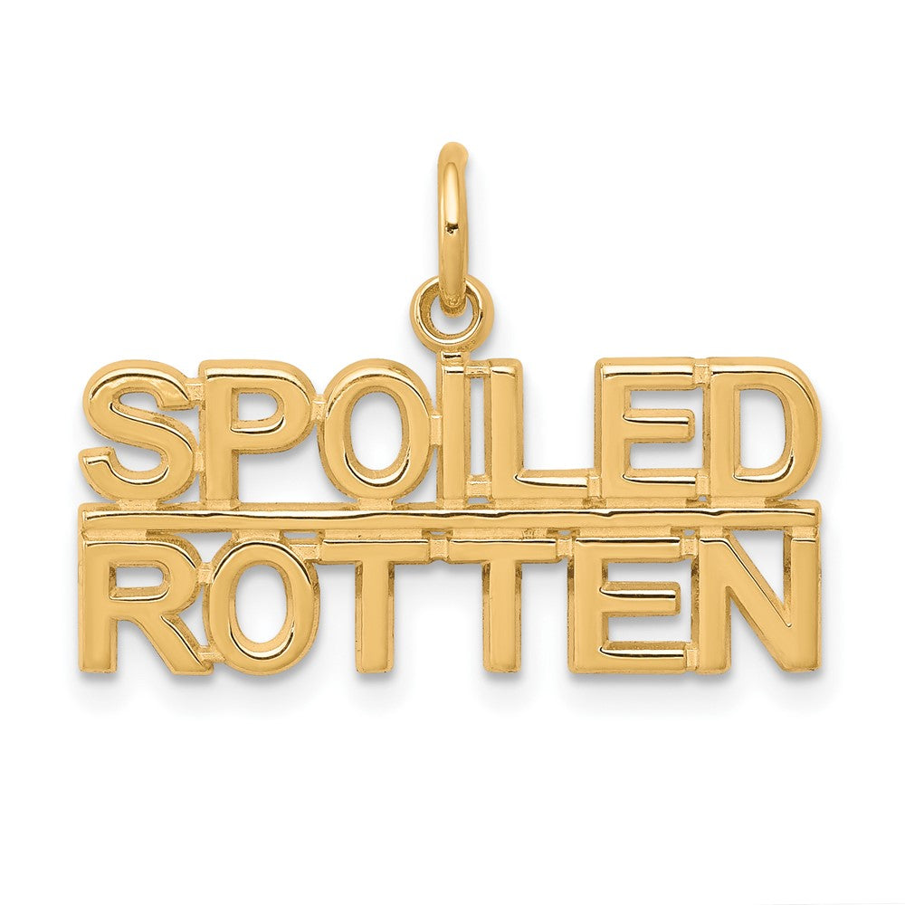 10K Gelbgold Talking - Spoiled Rotten Charm