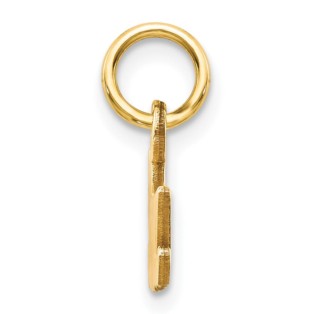 10K Gelbgold Satiniert Nana Charm