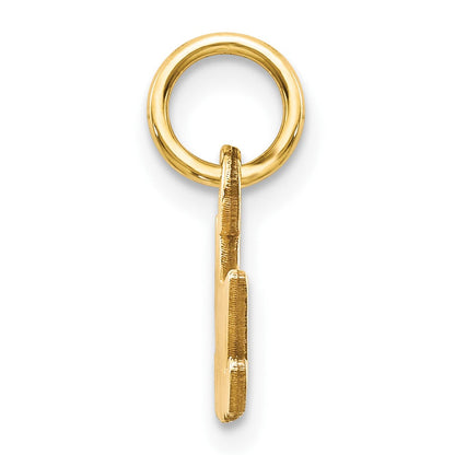 10K Gelbgold Satiniert Nana Charm