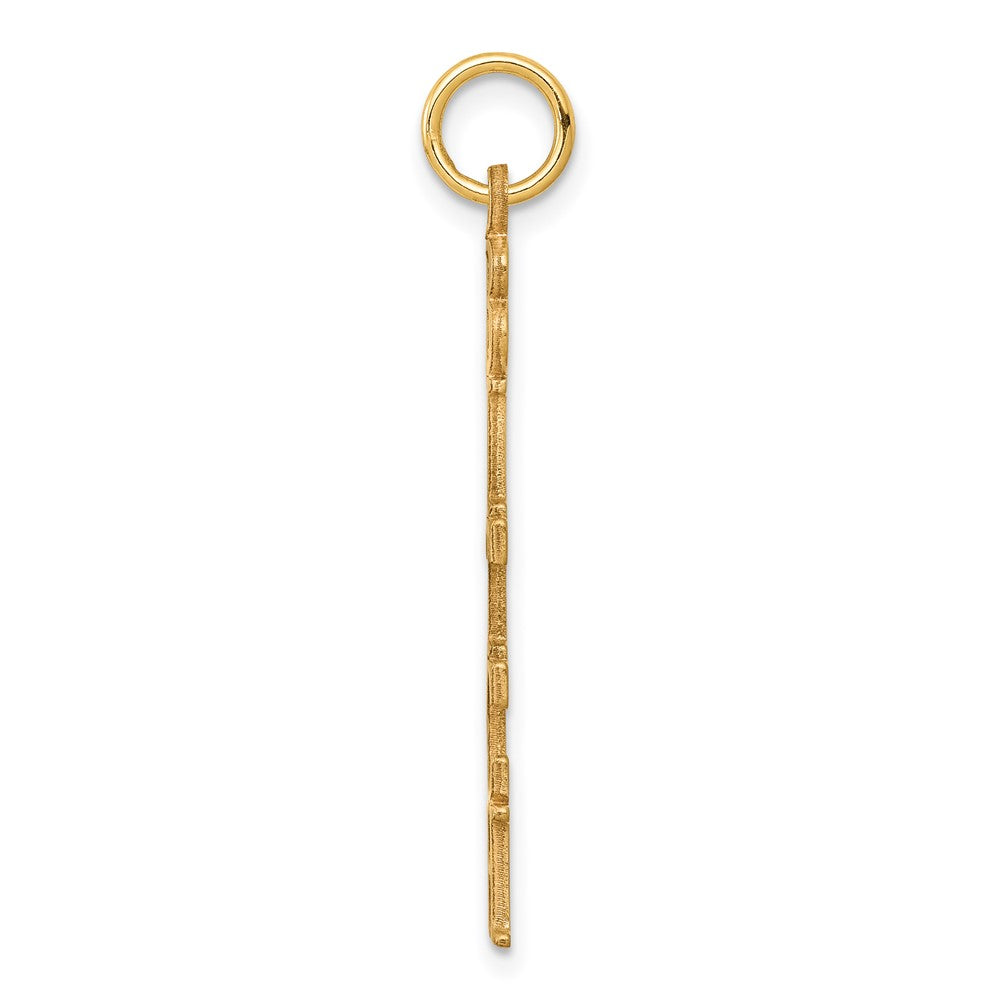 10K Gelbgold 5-letter Talking Charm