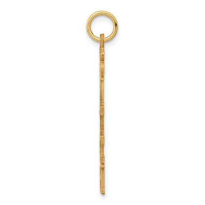 10K Gelbgold 5-letter Talking Charm