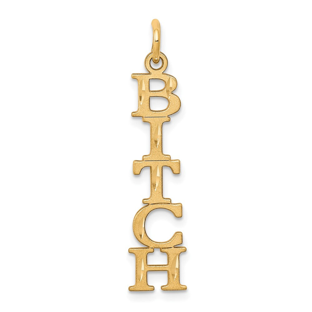 10K Gelbgold 5-letter Talking Charm