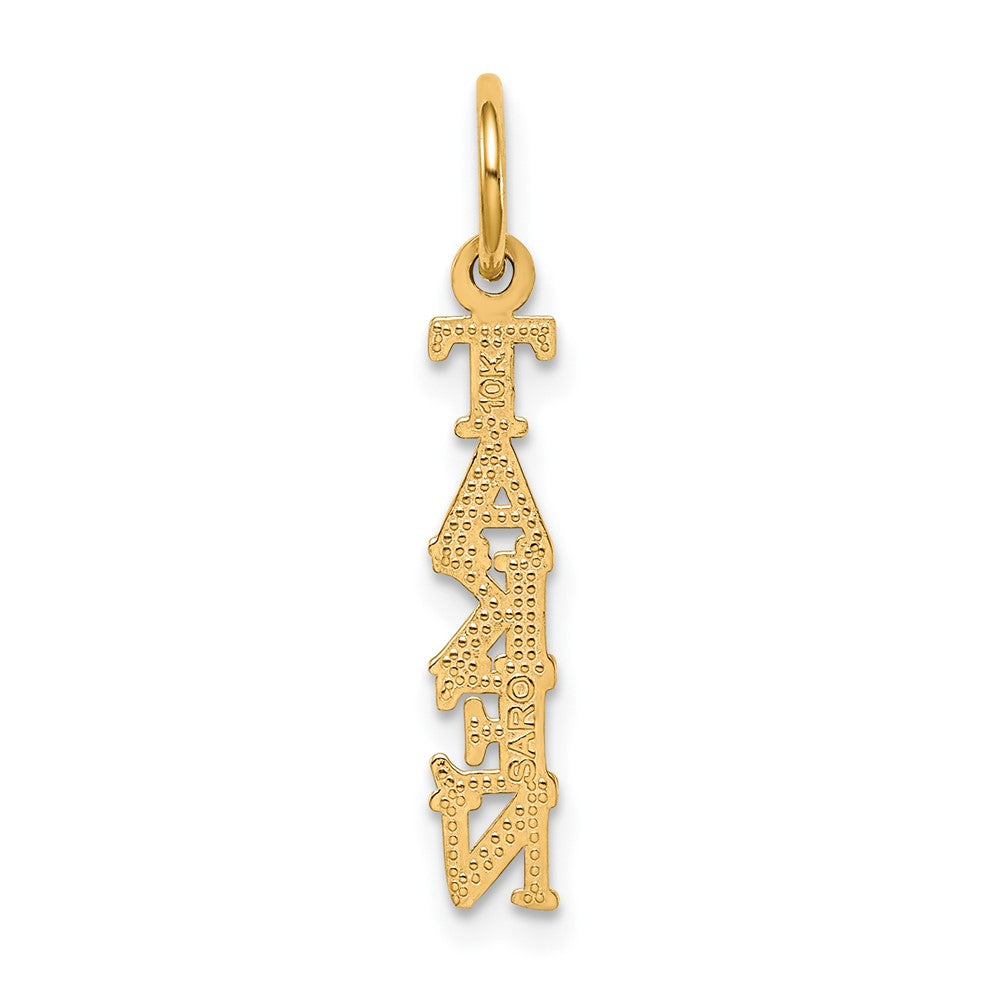 10K Gelbgold Talking - Taken Charm