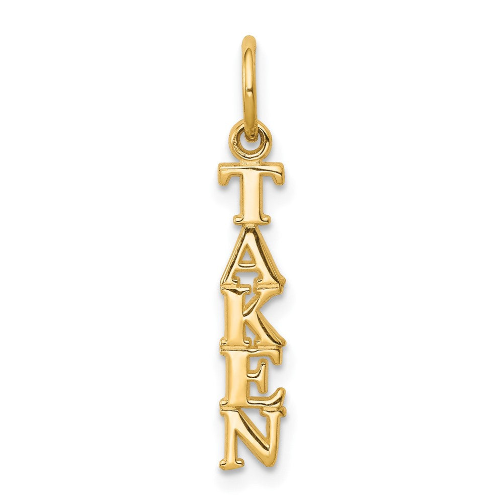 10K Gelbgold Talking - Taken Charm