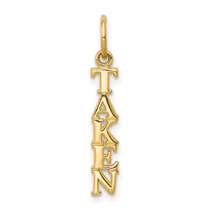 10K Gelbgold Talking - Taken Charm