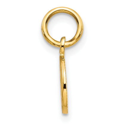 10K Gelbgold Engel Charm