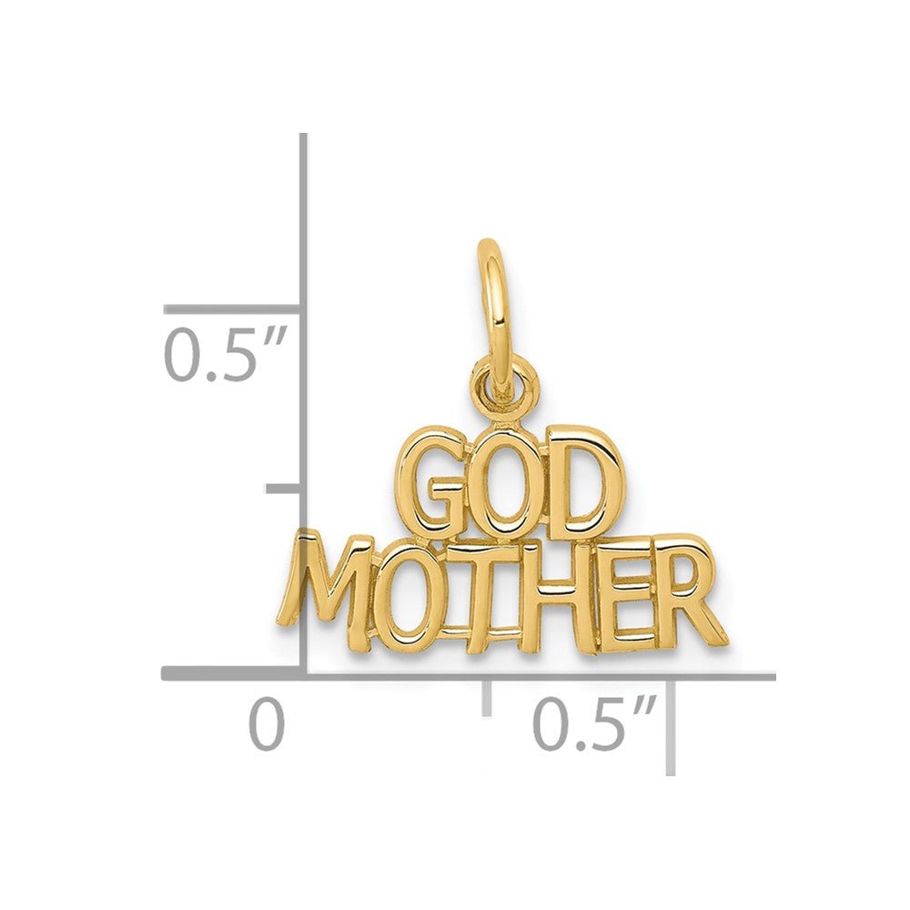 10K Gelbgold Patin Charm