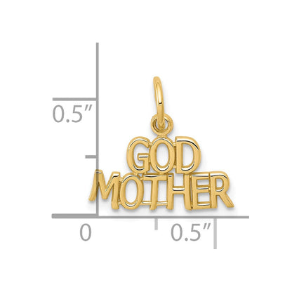 10K Gelbgold Patin Charm