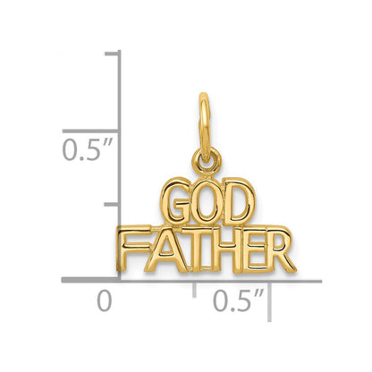 10K Gelbgold Godfather Charm