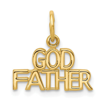 10K Gelbgold Godfather Charm