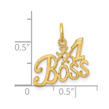 10K Gelbgold #1 Bosscharm