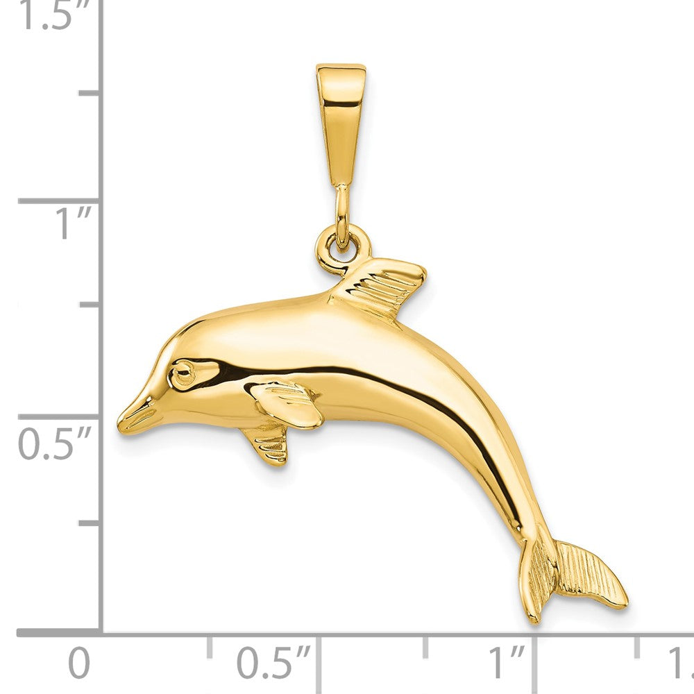 10 Karat Gelbgold Delfin-Charm