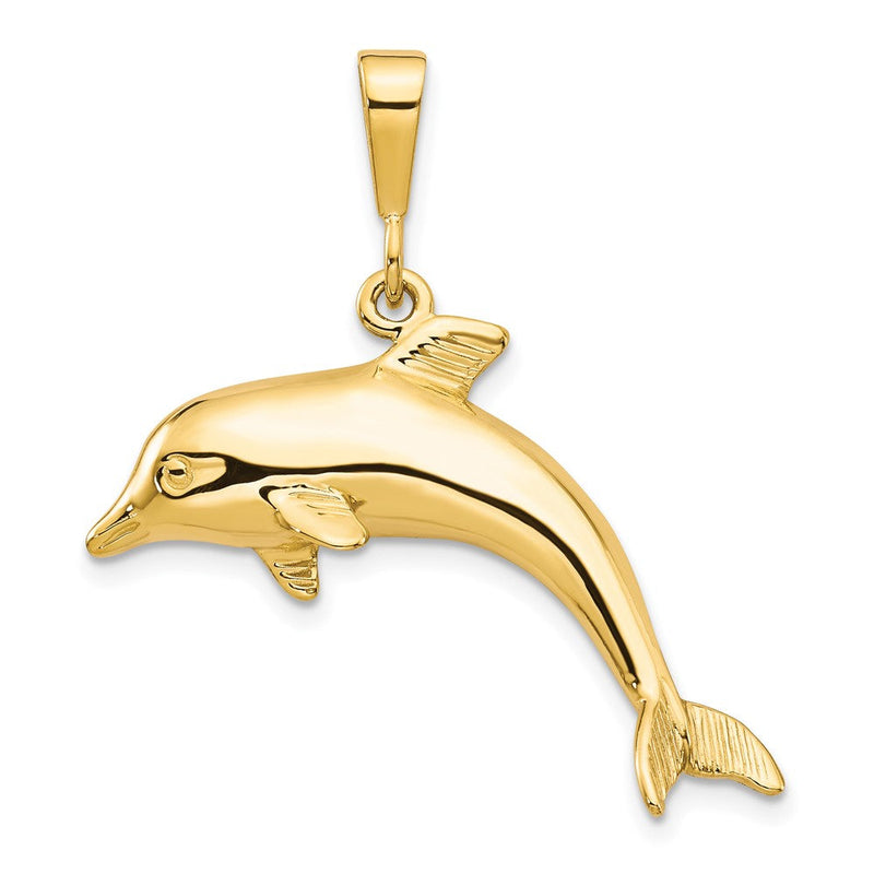 10 Karat Gelbgold Delfin-Charm