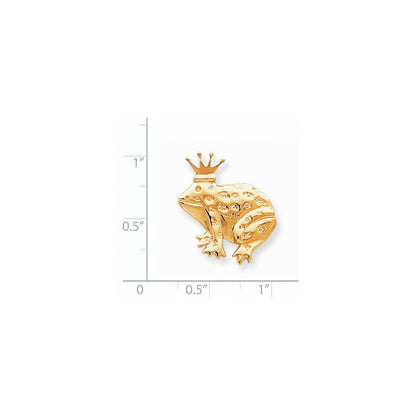 10K Gelbgold Frosch-Charm