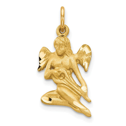 10K Gelbgold Engel Charm