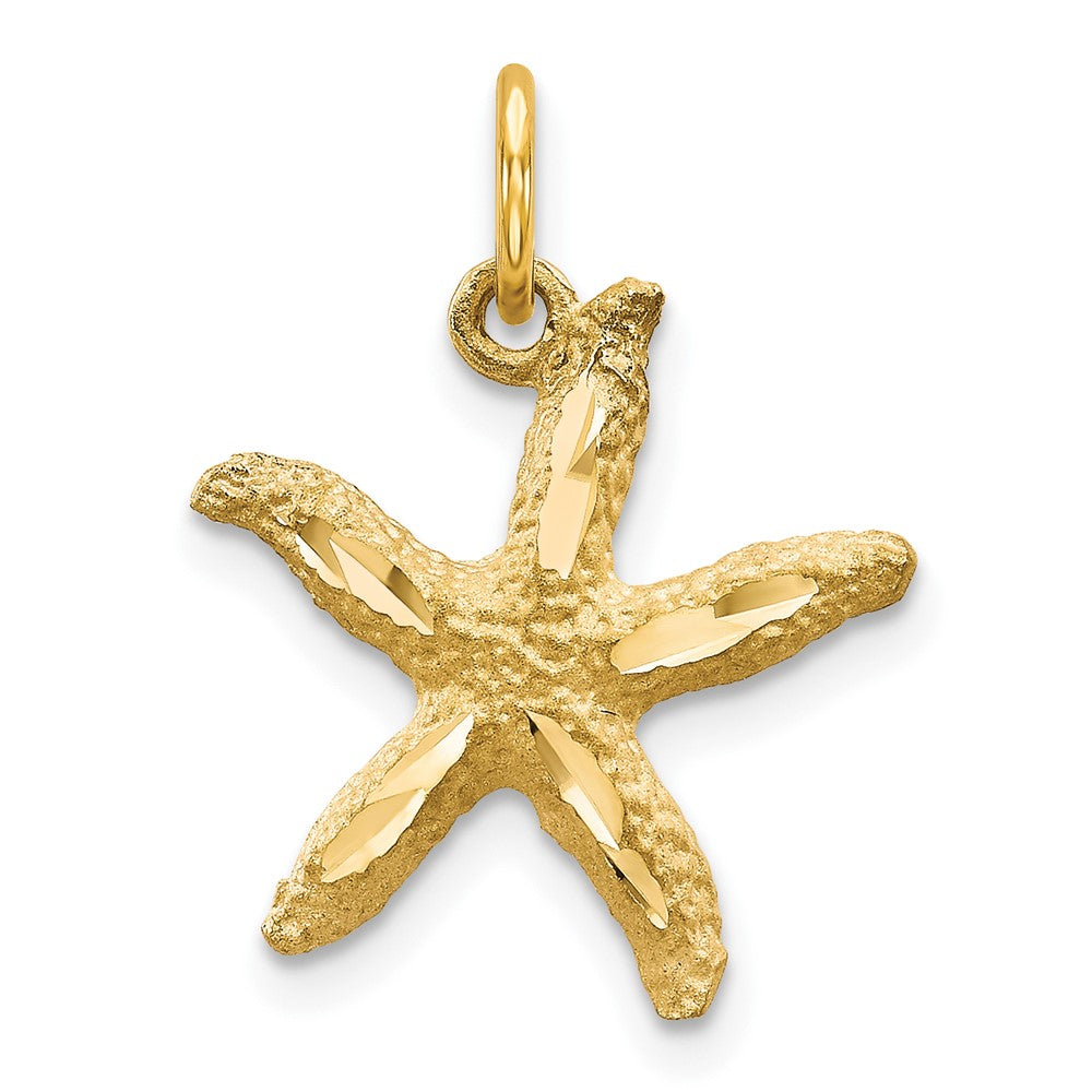 10K Gelbgold Seestern Charm