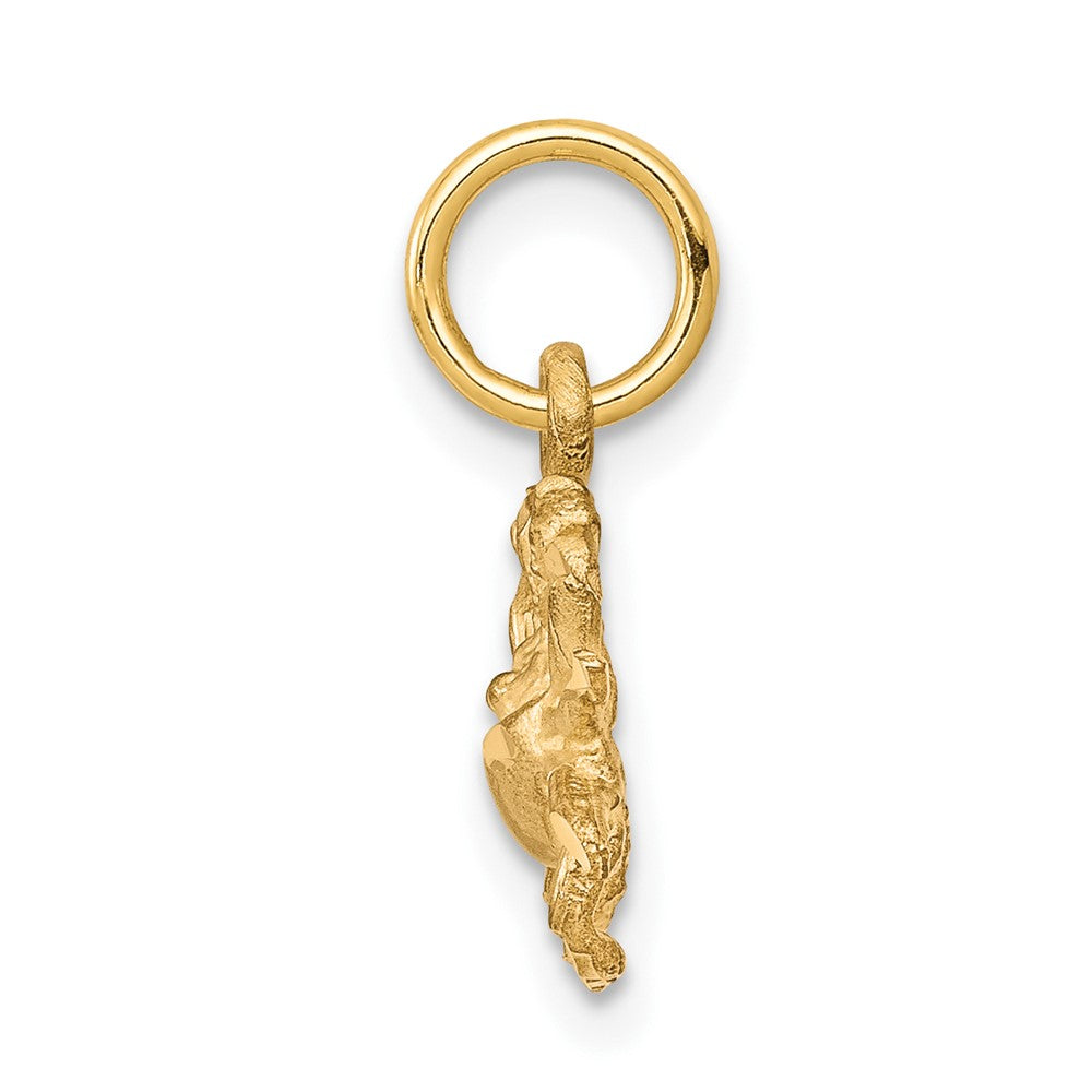 10K Gelbgold Krabbe Charm